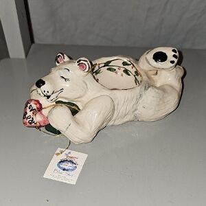 Blue Sky Clayworks Polar Bear Votive Holder